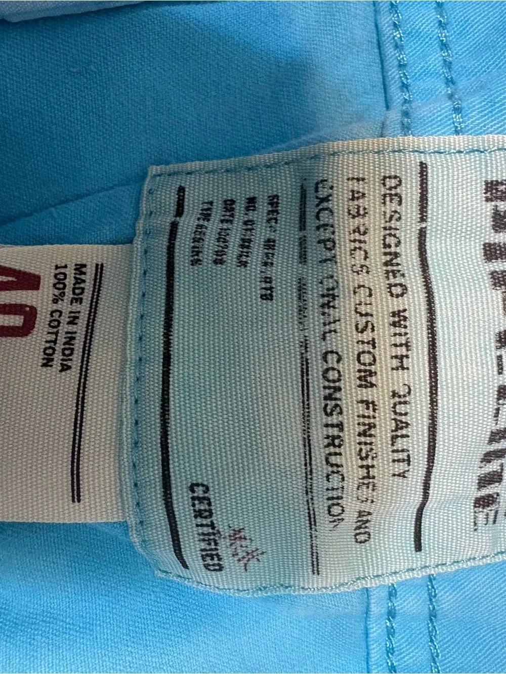 urban pipeline Men's Teal Flat Front Chino Shorts